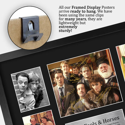 HWC Trading FR A3 Only Fools & Horses Gifts Printed Signed Autograph Picture for TV Memorabilia Fans - A3 Framed