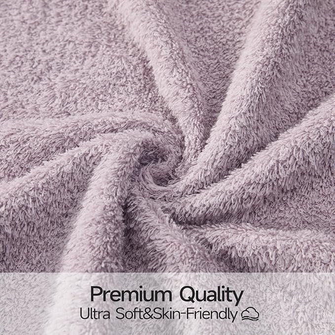 REDKISS 2-Pack Luxury Hand Towels, 16x32 Inch 450 GSM 100% Cotton, Super Soft