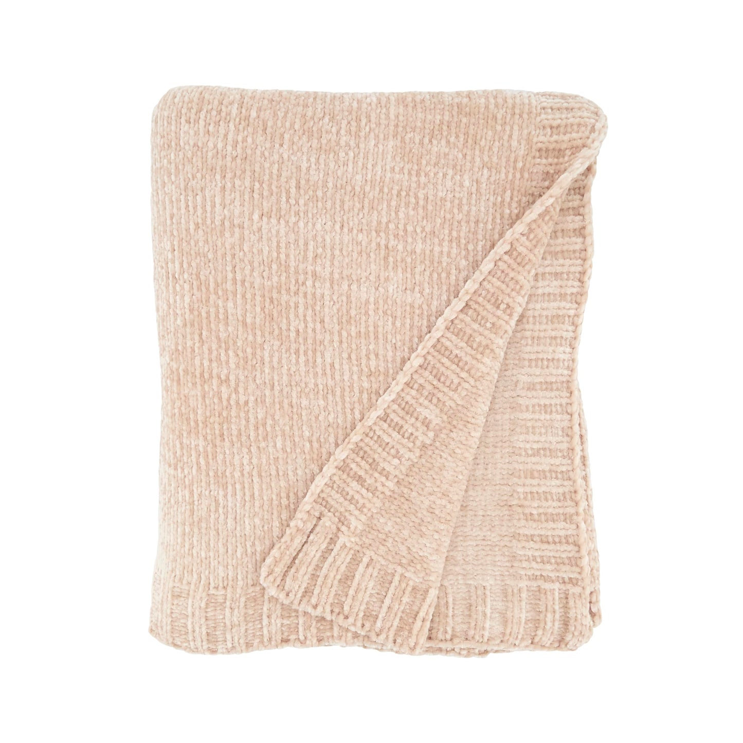 SARO LIFESTYLE Warmth of Chenille Knit Throw