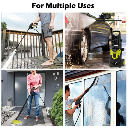 Stream Electric Pressure Washer, 1650W 135 Bar 420L/H Jet Washer Power Washer with Adjustable Nozzle Accessory, Patio Cleaner Compact for Car Garden Fences Yard