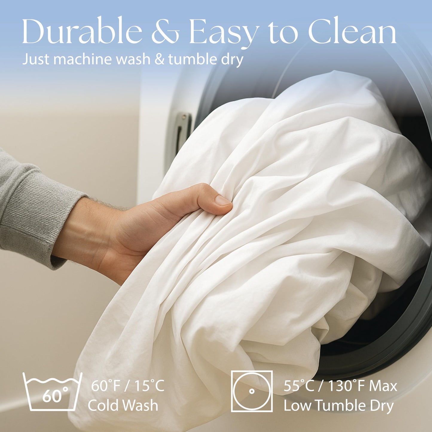 Snuze Total Protection Mattress Encasement Queen Size, 6-Sided Waterproof Mattress Cover Zippered Encasement for Allergen and Dust Protection, Machine Washable, Fits Up to 15” Deep Mattress