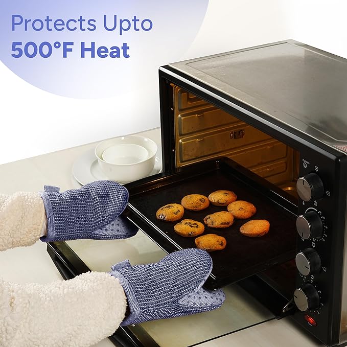 Casa Platino Silicone Oven Mitts & Potholders, 4-Piece – Pot Holders and Oven