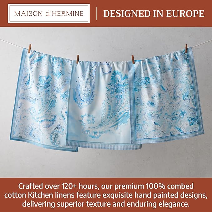 Maison d' Hermine Dish Towels 100% Combed Cotton Premium Easter Kitchen Towels