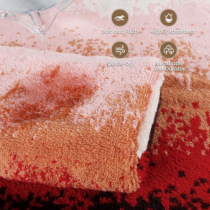 SEMAXE Luxury Bath Towel for Bathroom, 100% Cotton Towel