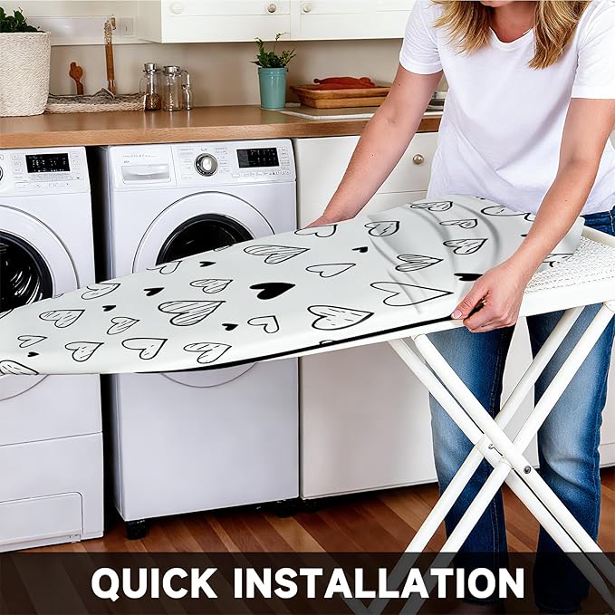 Quick Install Ironing Board Cover 17" x 55" Ironing Board Cover