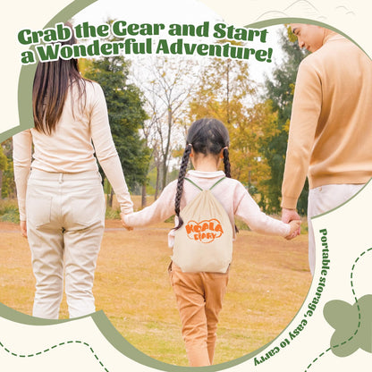 Kids Adventurer's Nature Explorer Set,Featuring Butterfly Net, Bug Catcher, Binoculars, Explorer Vest & Hat, Magnifying Glass and LED Flashlight. Perfect Educational Outdoor Gift for Ages 3+