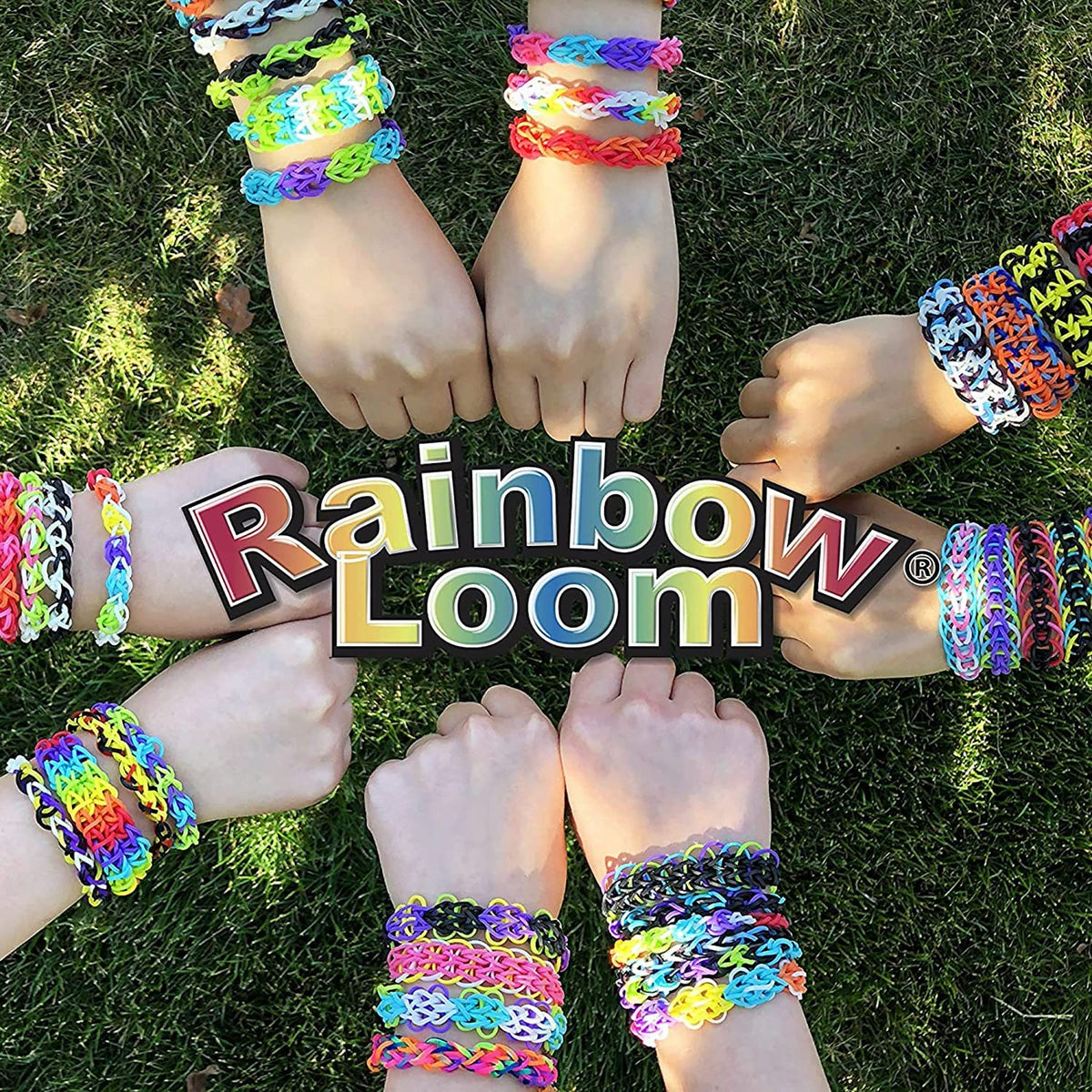 Rainbow Loom MEGA Combo Set, Features 7000+ Colorful Rubber Bands, 2 Step-by-Step Bracelet Instructions, Organizer Case, Great Gift for Kids 7+ DIY Craft, STEAM