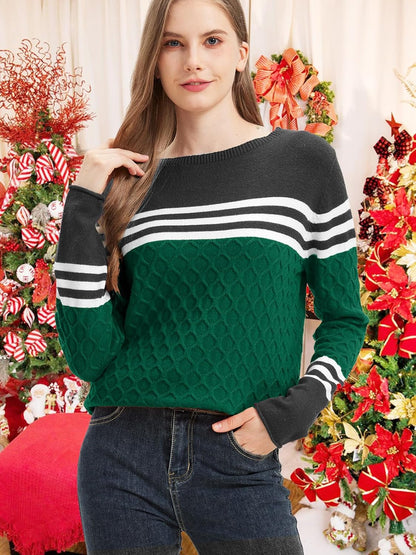 Womens Sweaters Fall 2025 Fashion Boho Trendy Lightweight Pullover Crew Long Sleeve Cute Tops for Women Winter Outfits