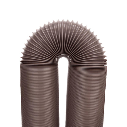 Camco Durable High Tensile Strength Vinyl Sewer Hose with Steel Wire Core – 15’ Hose with 15 mils of HTS Vinyl, Great for Year Round RVing Compresses to 26” for Simple and Easy Storage, Brown (39661)