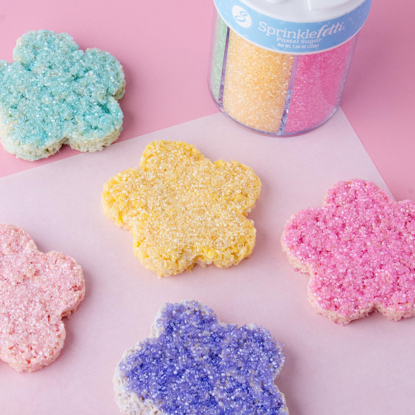 Sweets Indeed Valentines Sprinkles 6-Cell Jar | Heart Sprinkles, Red White Pink Jimmies & Sanding Sugar | Baking & Decorating | 6.45 ounces