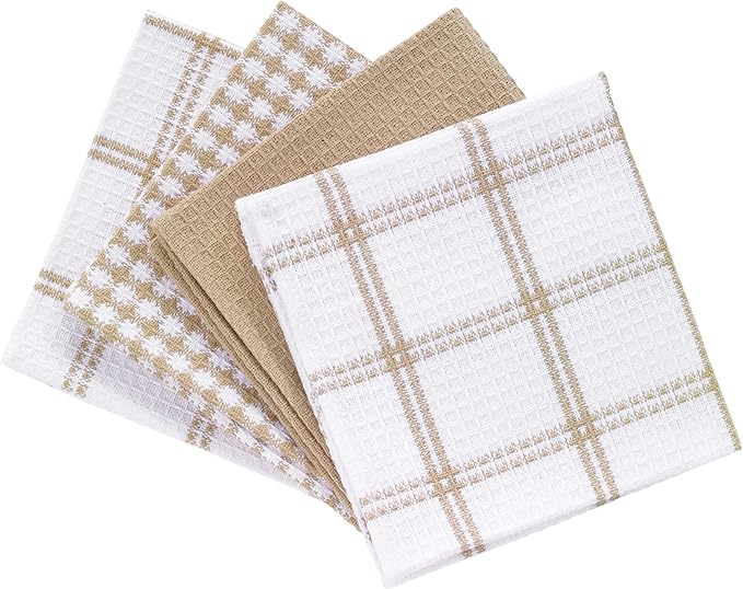T-Fal Premium Waffle Dish Cloths: Highly Absorbent, Super Soft Long Lasting
