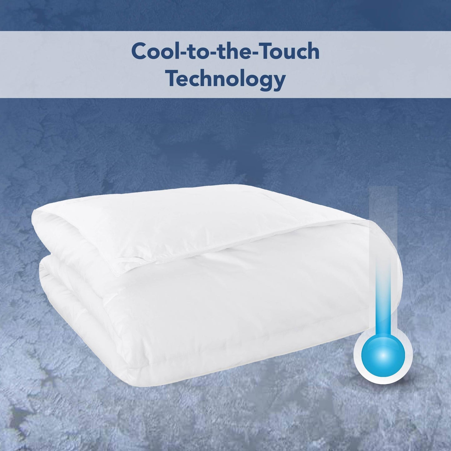 Serta Cool Air Waterproof Mattress Protector, 39" x 75" Soft and Breathable Mesh Cooling Mattress Topper, 18" Elastic Deep Pocket for Secure Fit, Twin, Blue