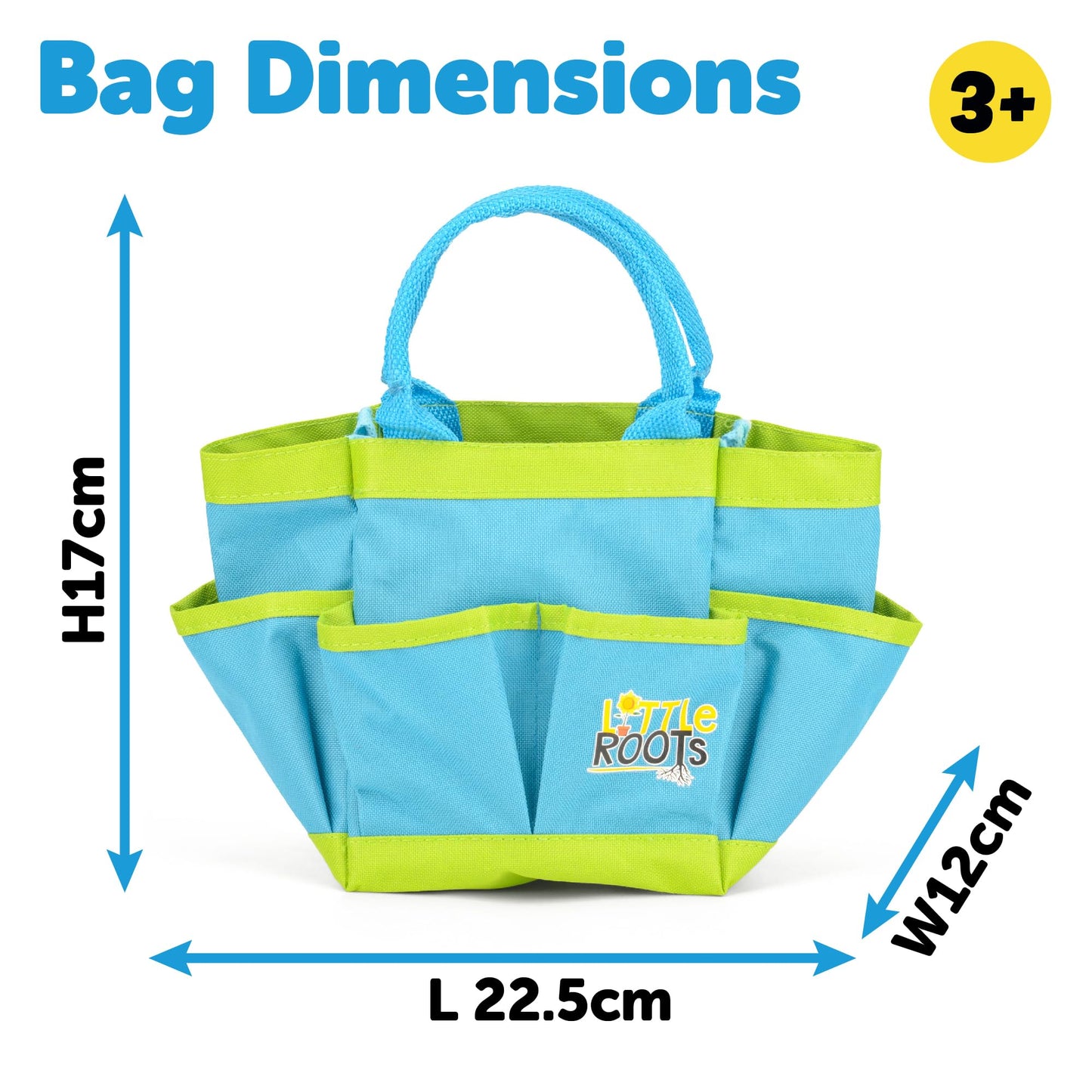 Little Roots BGG1653 Kids Tool Kit Bag, Toy Tool Box Set for Children, Multi-Colour