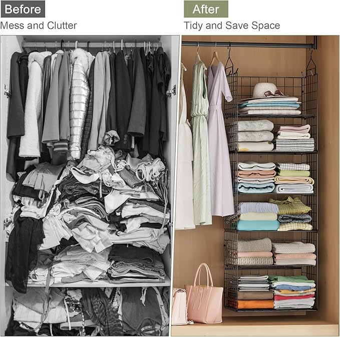 Hanging Closet Organizer and Storage