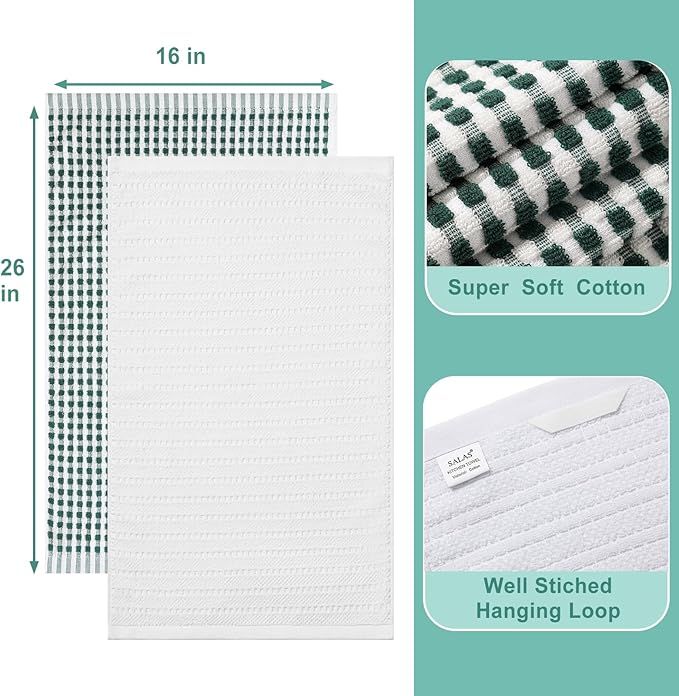 SALAS Cotton Dish Towels Cloths