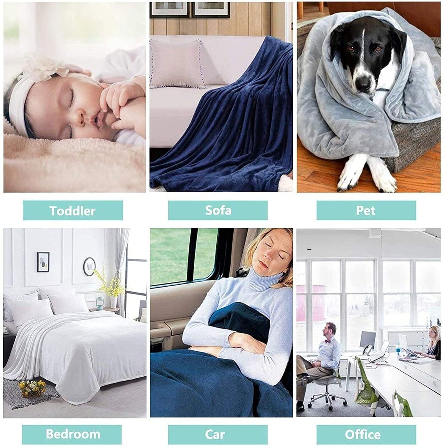 Abucaky Black and White Marble Fleece Throw Blanket Ultra Soft Cozy Decorative Flannel Blanket for Home Bed Couch Chair Travel 60x50in