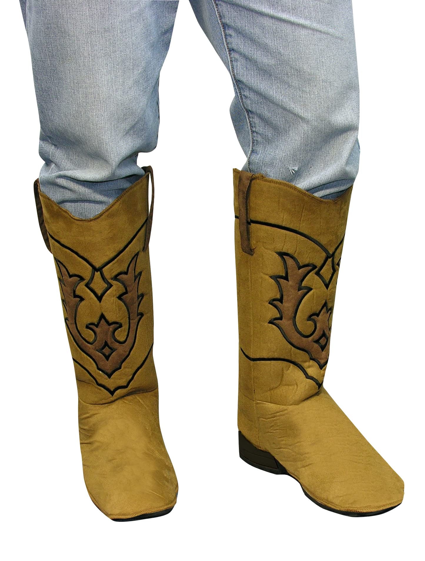 Rubies Adult Cowboy Boot-Top Covers Costume Accessory for Themed Parties and Halloween