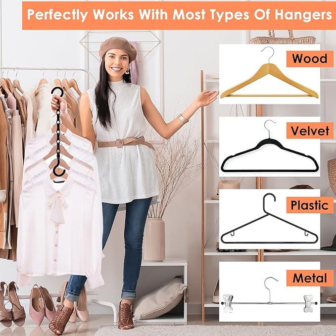 College Dorm Room Essentials, Magic Hangers Space Saving Clothes Hanger