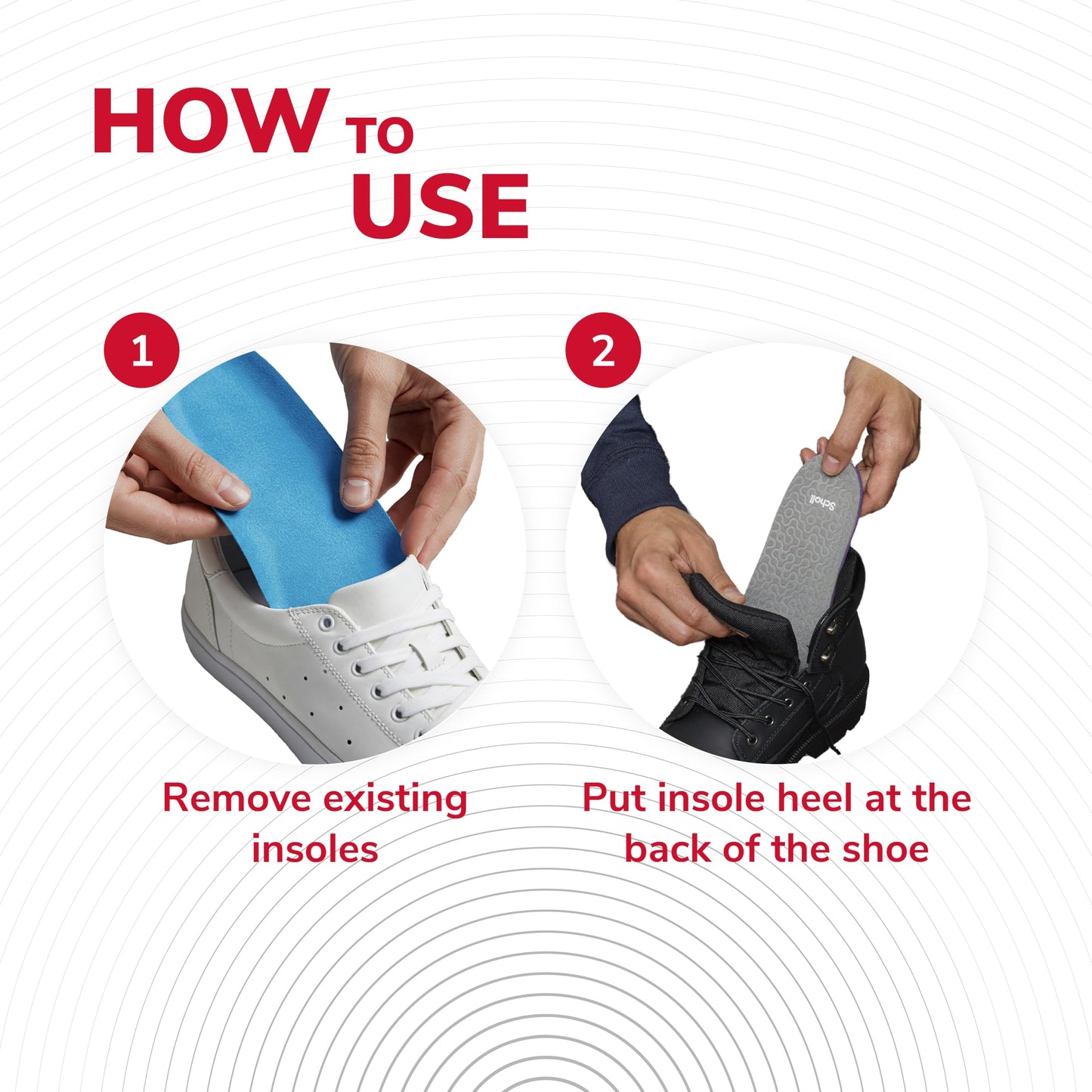 Scholl In-Balance Orthotics Knee To Heel Insoles for Men & Women - Helps to Relieve Lower Limb Pain, Shock Absorption, Deep Heel Cup, Orthopedic Arch Support, Pressure Redistribution & Stabilisation
