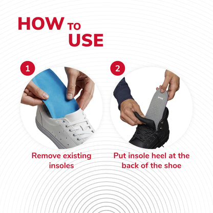 Scholl In-Balance Orthotics Knee To Heel Insoles for Men & Women - Helps to Relieve Lower Limb Pain, Shock Absorption, Deep Heel Cup, Orthopedic Arch Support, Pressure Redistribution & Stabilisation