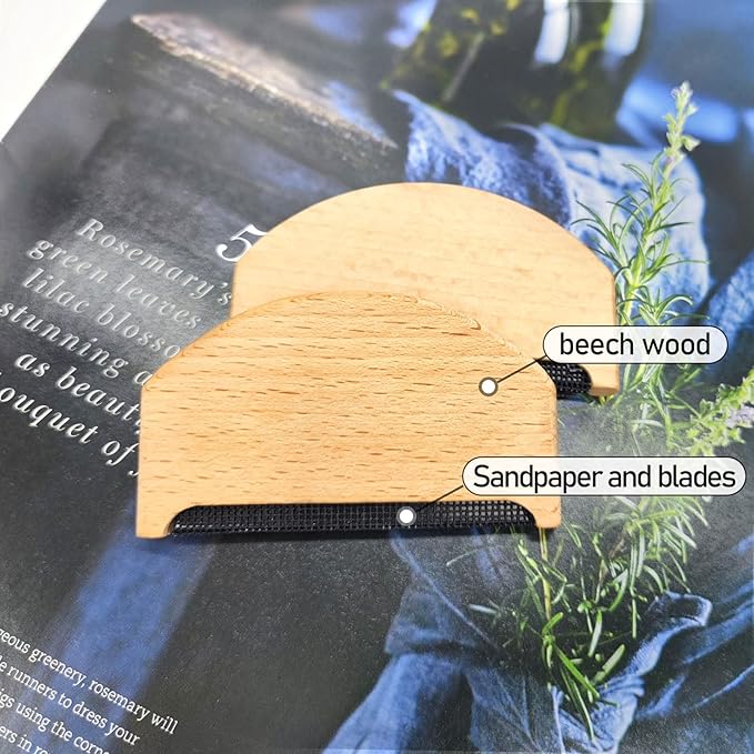 BlingKingdom 2pcs Wool Cashmere Comb Manual Portable Sweater Comb Pill Remover