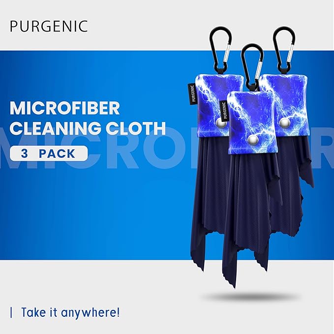 Microfiber Cloth & Glasses Wipes Lens & Glasses Cleaning Cloth