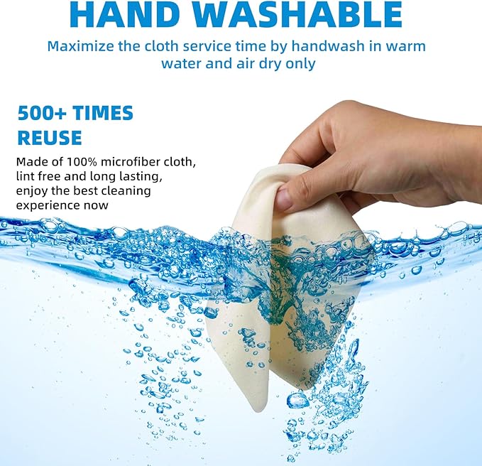 15 Pcs Glasses Cleaning Cloth Cleaner Wipes