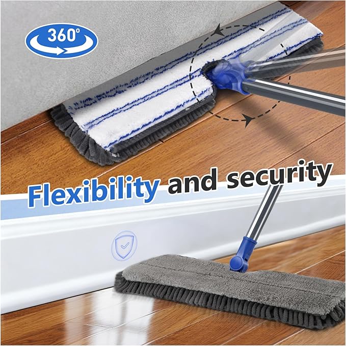 Masthome Microfiber Mops for Floor Cleaning, Dust Mop