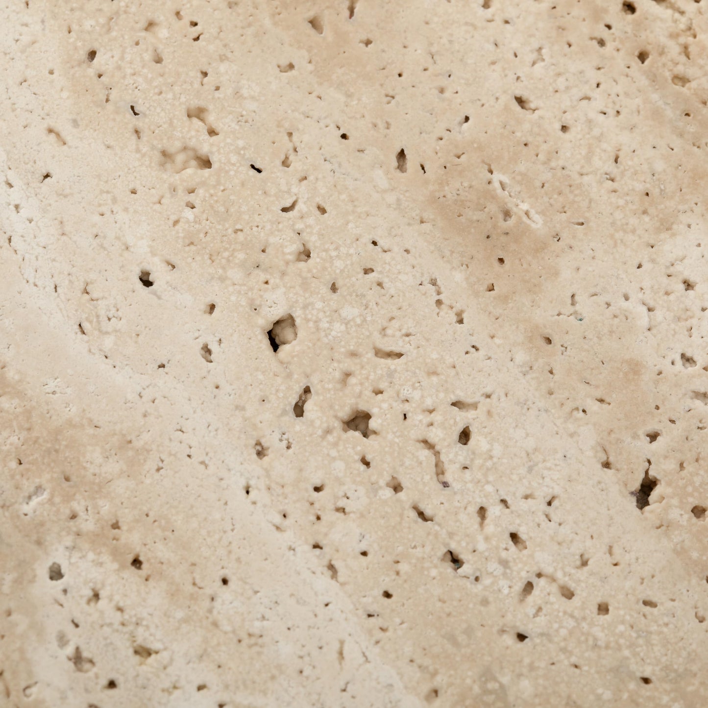 WILD WORKS Natural Travertine Oval Tray - 100% Real Stone Handcrafted, Modern Multi-Purpose Decorative Organizer for Kitchen, Bathroom, Living Room Home Decor