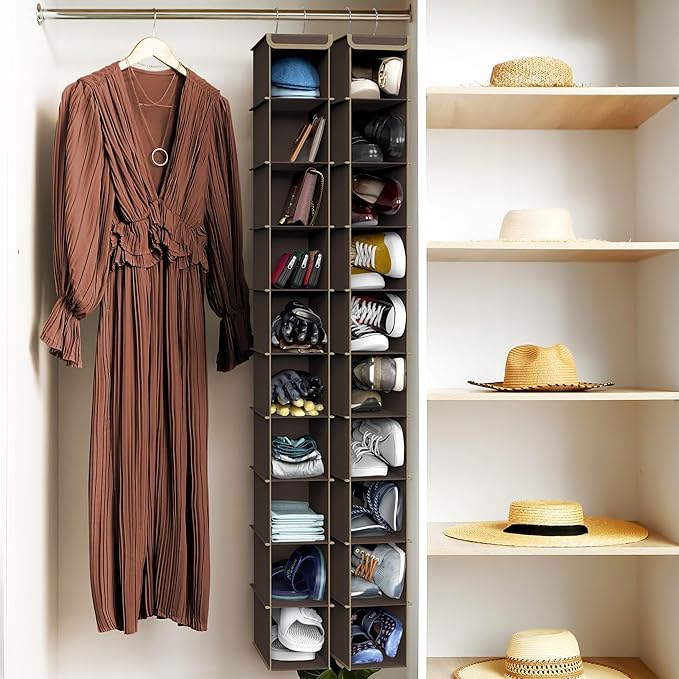 Simple Houseware 10 Shelves Hanging Shoes Organizer Holder
