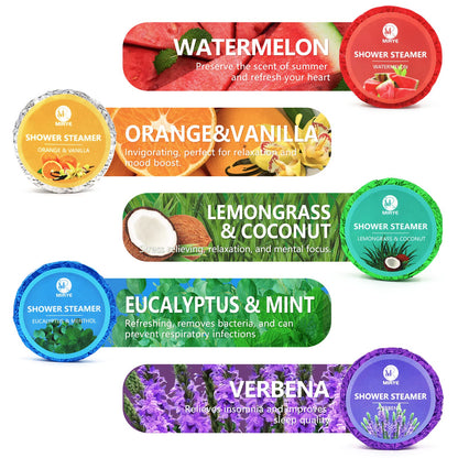 Shower Steamers Aromatherapy 20-Pack, Shower Bombs with Natural Essential Oils – Stress Relief Self Care, Birthday Gifts for Women & Men, Mother's Day Spa Gifts for Mom Wife Friends Teen Girls