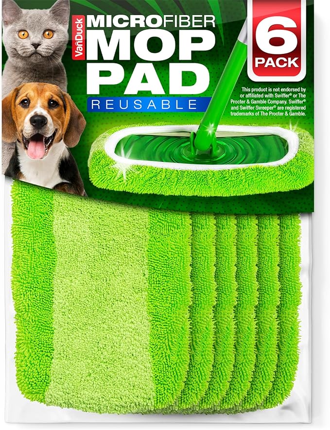 VanDuck Reusable Mop Pads Compatible