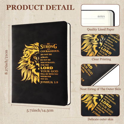 SAIWEILAI ONLINE 3 Pieces Christian Gifts for Men Religious Gifts for Dad Bible Verse Inspirational Notebook Bible Verse Ballpoint Pen Trust in The Lord Bookmark for Men Office School Journal Supplie