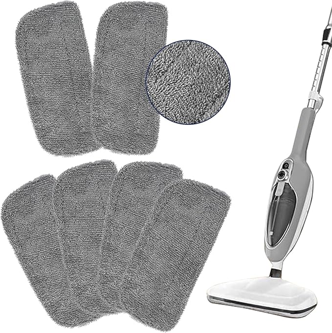 6Pack Steam Mop Replacement Pads Compatible
