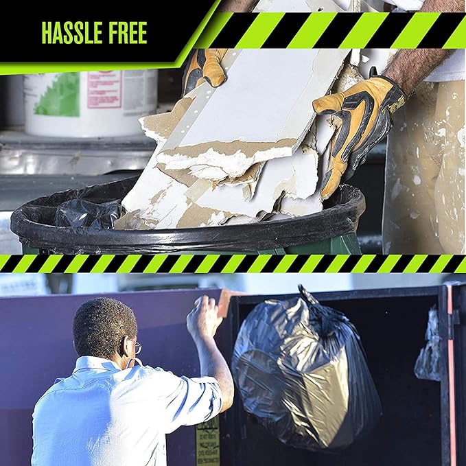 Aluf Plastics 55 Gallon Trash Bags Heavy Duty