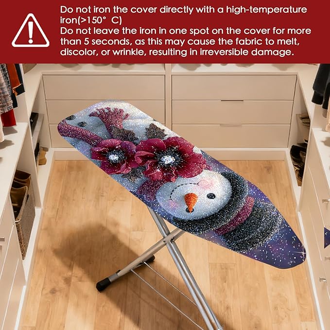 Nuxovilar Ironing Board Cover Winter Snowman