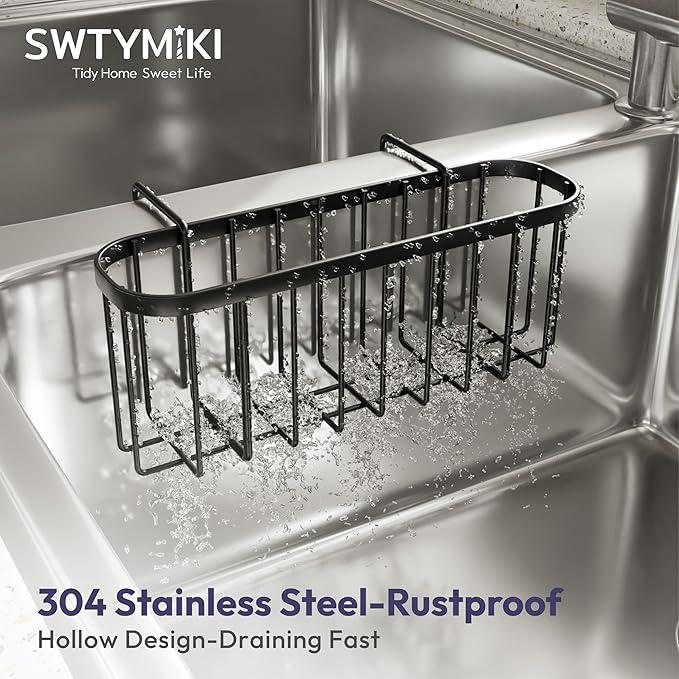 SWTYMIKI Sponge Holder for Kitchen Sink