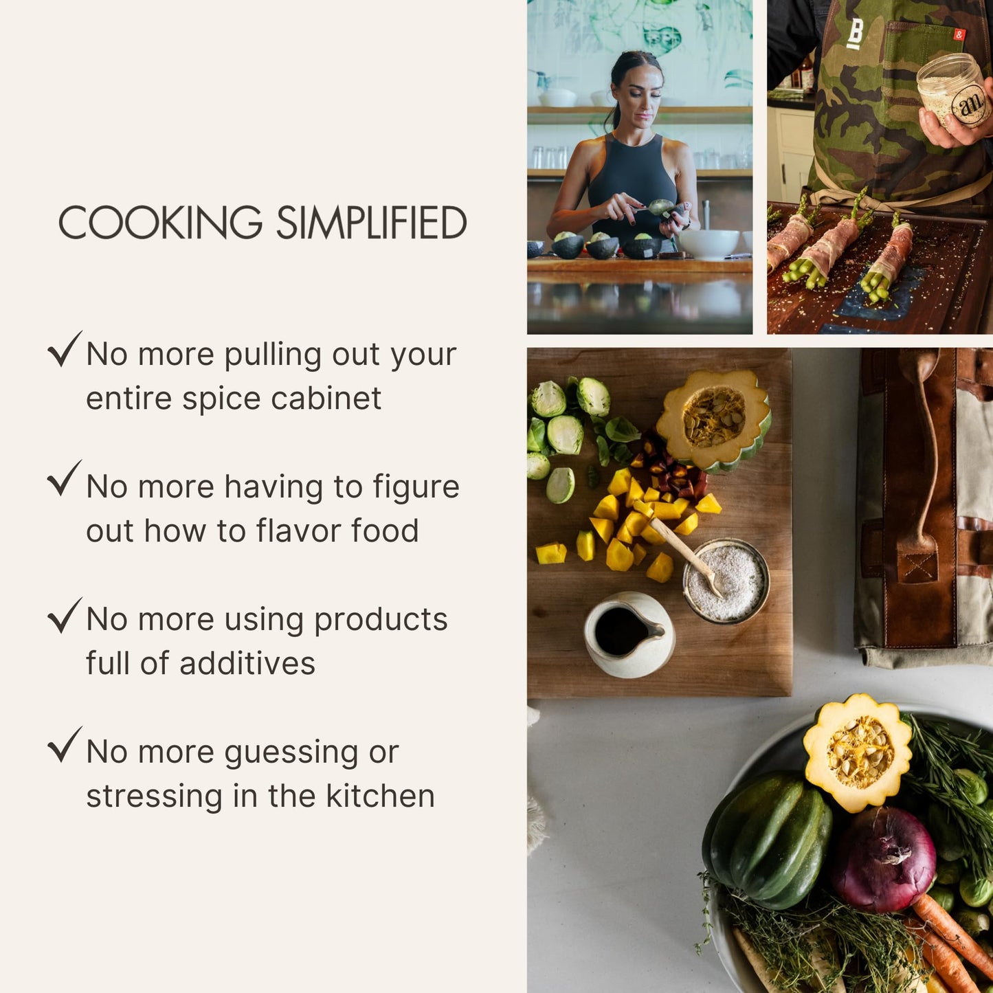 AM SIGNATURE SALT | Universal Cooking Signature Salt | All-Natural Seasoned Salt Blend of Gourmet Flake Kosher Salt, Herbs, Spices | Created by Chef Marco and Aubrey Niccoli (10.5 Ounce)