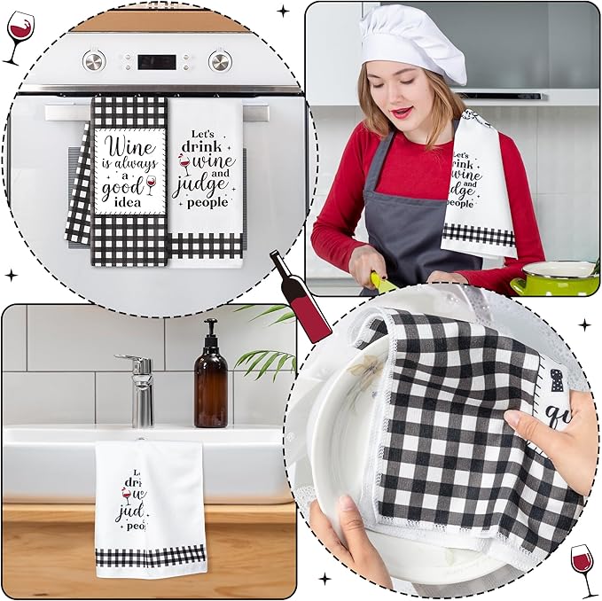 R HORSE Funny Kitchen Dish Towels