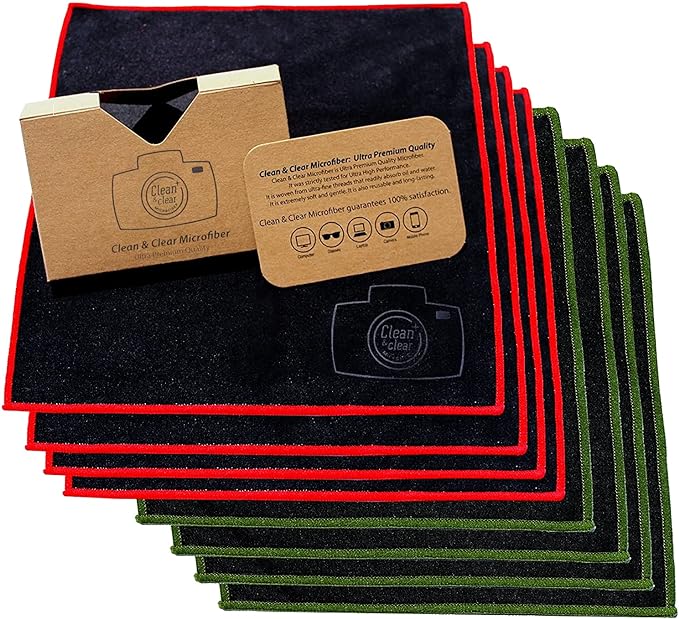 Clean & Clear Microfiber Cleaning Cloth, EXTRA LARGE ULTRA PREMIUM Microfiber