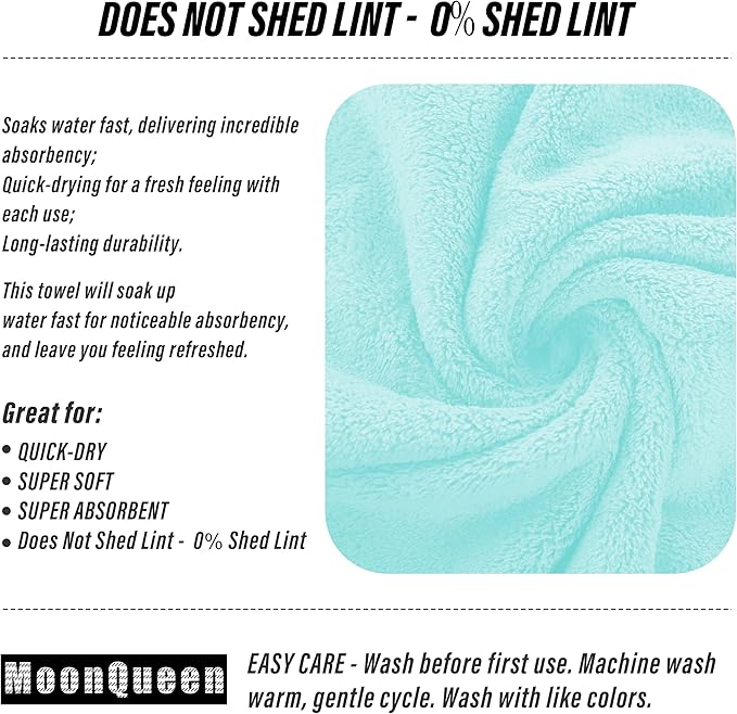 MOONQUEEN 18 Pack Premium Hand Towels