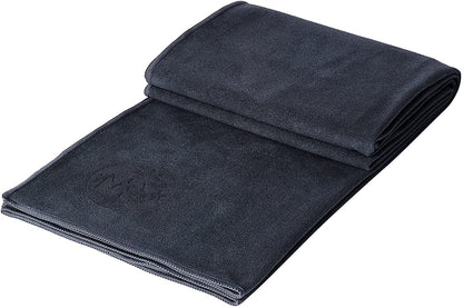 Manduka eQua Hot Yoga Mat Towel - 72" Instant Moisture Activated Grip Ultra Soft Microfiber Quick Dry, Daily Use Ready Lightweight, Travel Friendly Mat Layer 72 x 26.5 inches