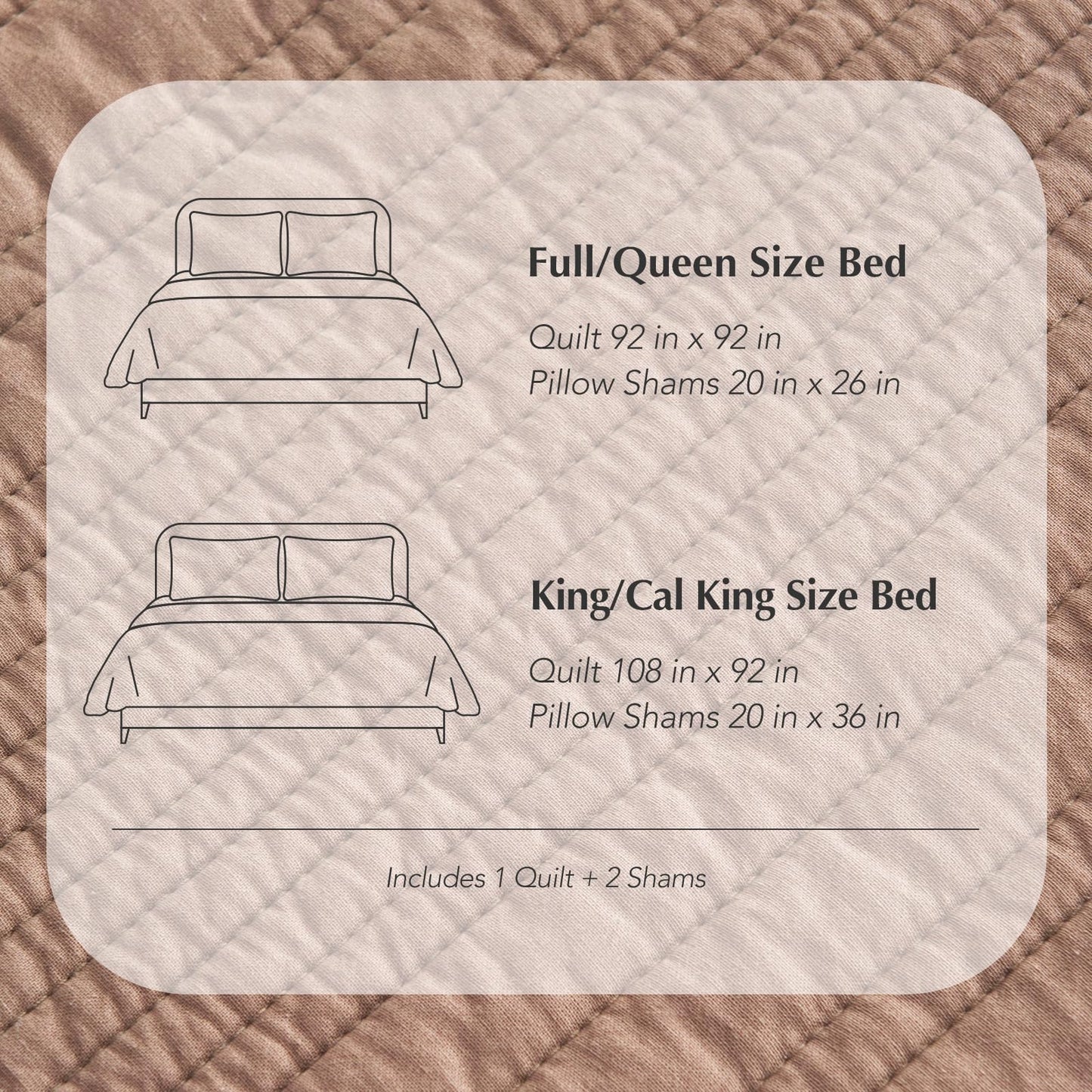 EVERGRACEHOME 100% Cotton Modern Lines Quilt Set King Size, Pre-Washed Soft Striped Coverlet Bedspread, 3 Piece Lightweight Bedding Set for All Season, with 2 Pillow Shams, Rose Dust