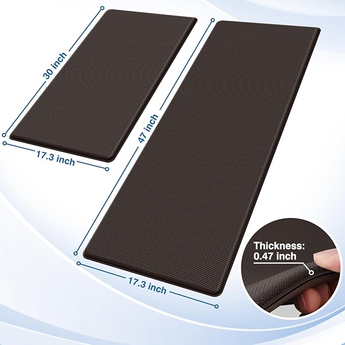 StepRite Kitchen Mats, Cushioned Anti Fatigue Kitchen Mats