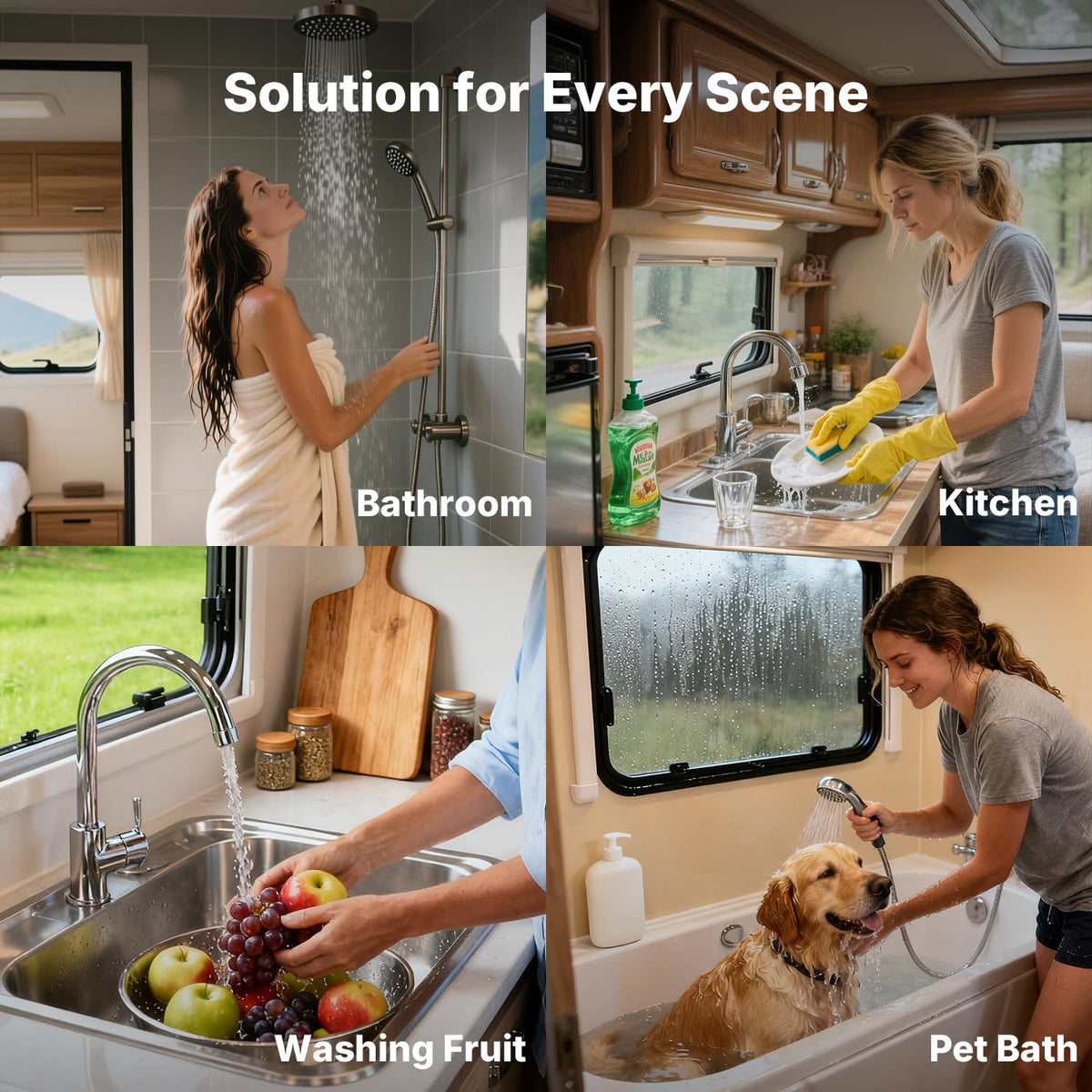 Gen II Ranein On-Demand Propane RV Tankless Water Heater, 15×15 White Door & Remote Control, High Altitude Compatible, CSA Certified, Summer Comfort Optimized, Perfect for Moderate Usage