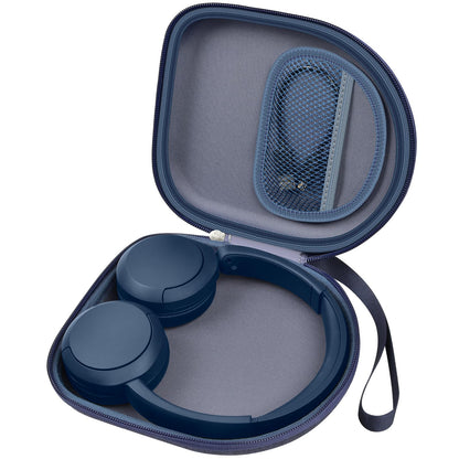 Protective Hard Shell Headphone Case for Sony WH-CH520/ WH-1000XM4, for JBL Tune 720BT/510BT, Shockproof Travel Storage Bag with Mesh Pocket, Earbud Carrying Pouch for Gym, Office, Commute (Box Only)
