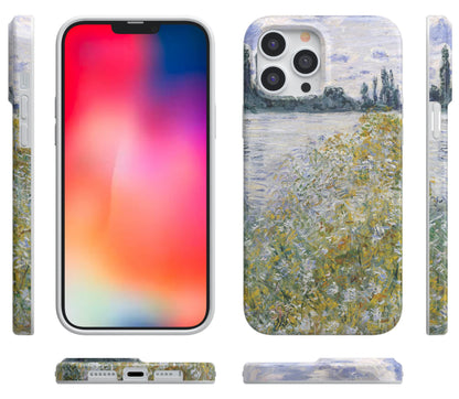Casely iPhone 13 Pro Max Case | Here Comes The Sun | Colorblock Sunset | Classic Ultra Slim Case Design
