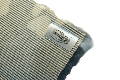 Vet Fleece Bedding | Vet Bed Original Non-Slip | for Puppys and Dogs | Manufactured in our British Mill| 40" x 30" (1.00m x 0.75m) Charcoal with Grey Multi-Paws | Quick Drying | Washable | Dog Bed