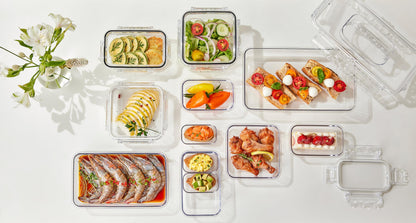 gotman Airtight Food Storage Container with Lid (50.7oz) Leak-Proof Lunch Box | BPA-Free | Meal Prep | Microwave, Freezer and Dishwasher Safe | Kitchen Fridge Organizer Boxes | Fresher Food