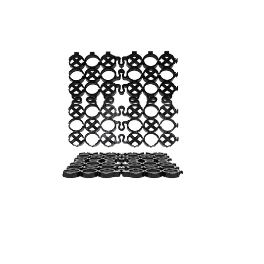 TRUEGRID | Root Grass Pavers | Designed as Outdoor Pavers for The Patio, Driveway, Walkways, Shed Bases, DIY Projects | 120,000 lb Load Class | Pack of 18 (72 Sq. Ft.)